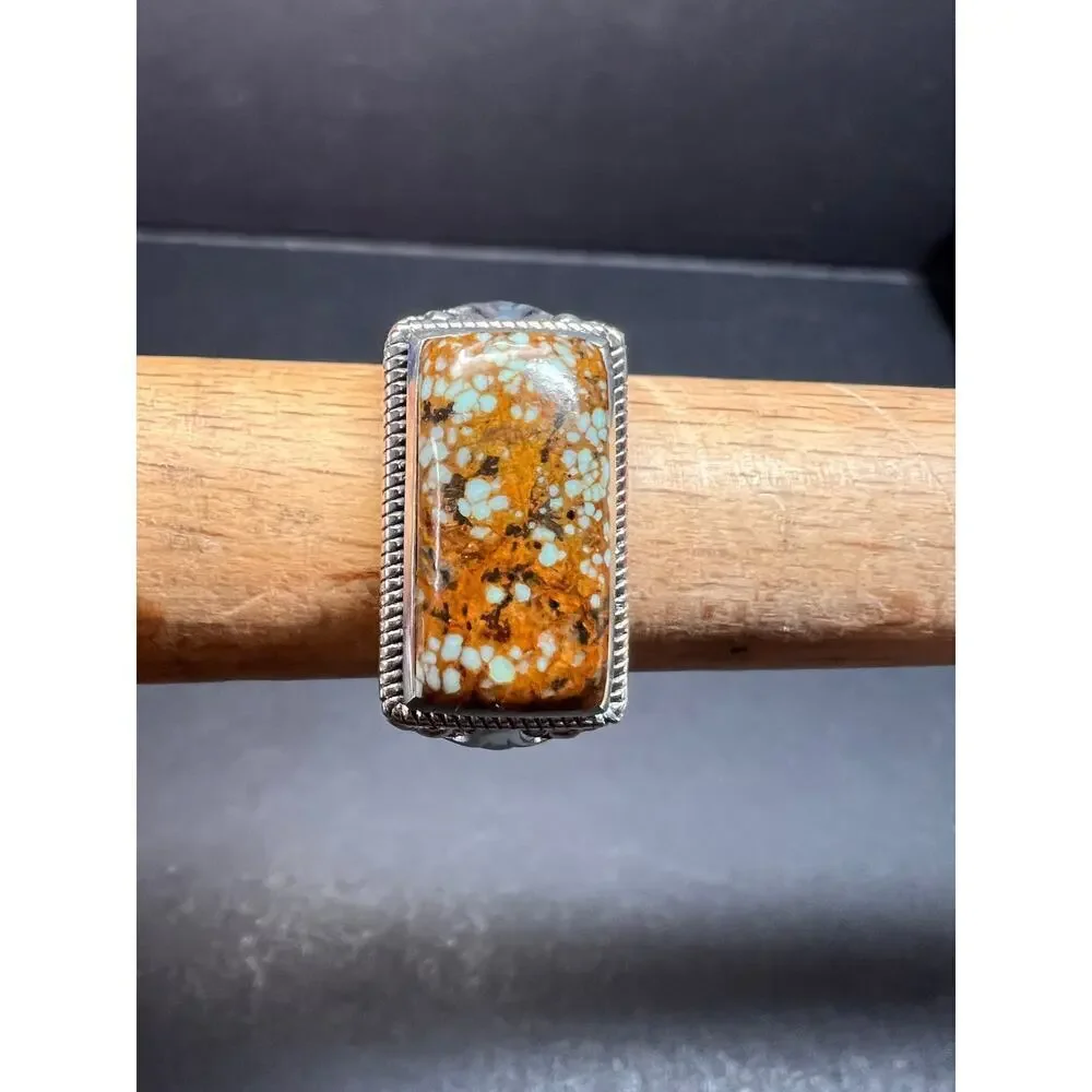 NEW Blue Horizon turquoise sterling silver ring size 7
